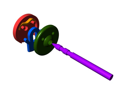 Earrrings alpa system back 3D Print Model