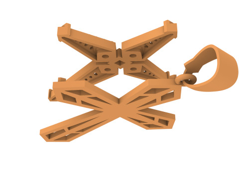 Kruis hanger diamanten 3D printmodel