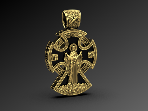 Orthodoxe kruishanger 3D printmodel