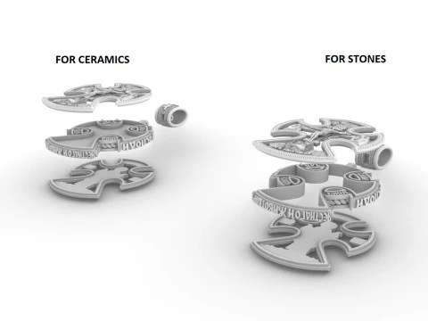 Orthodox cross pendant 3D Print Model