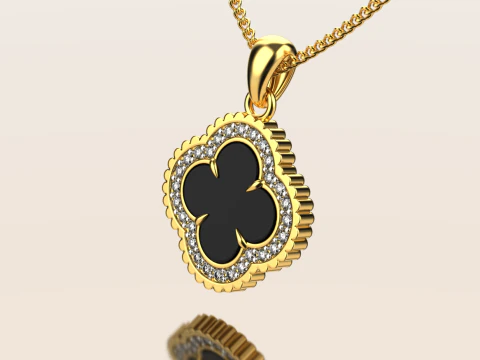 Cross pendant onyx 3D Print Model
