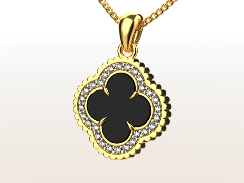 Cross pendant onyx 3D Print Model