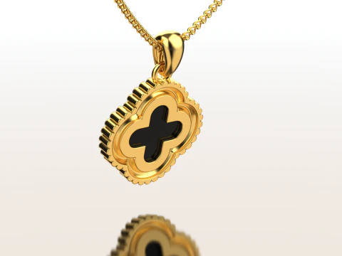 Cross pendant onyx 3D Print Model
