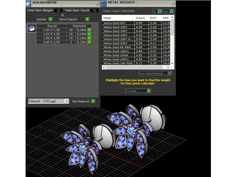 Lotus earrings 3D Print Model