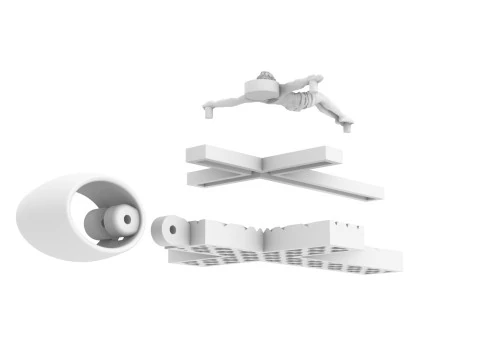 Pendente Cruz 2508 Modelo de Impressão 3D