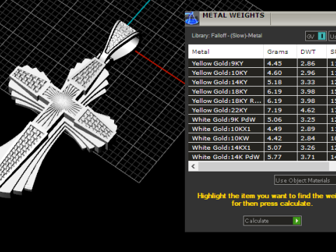 Kruishanger 110225 3D printmodel