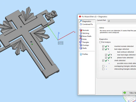 Cross pendant 271124 3D Print Model