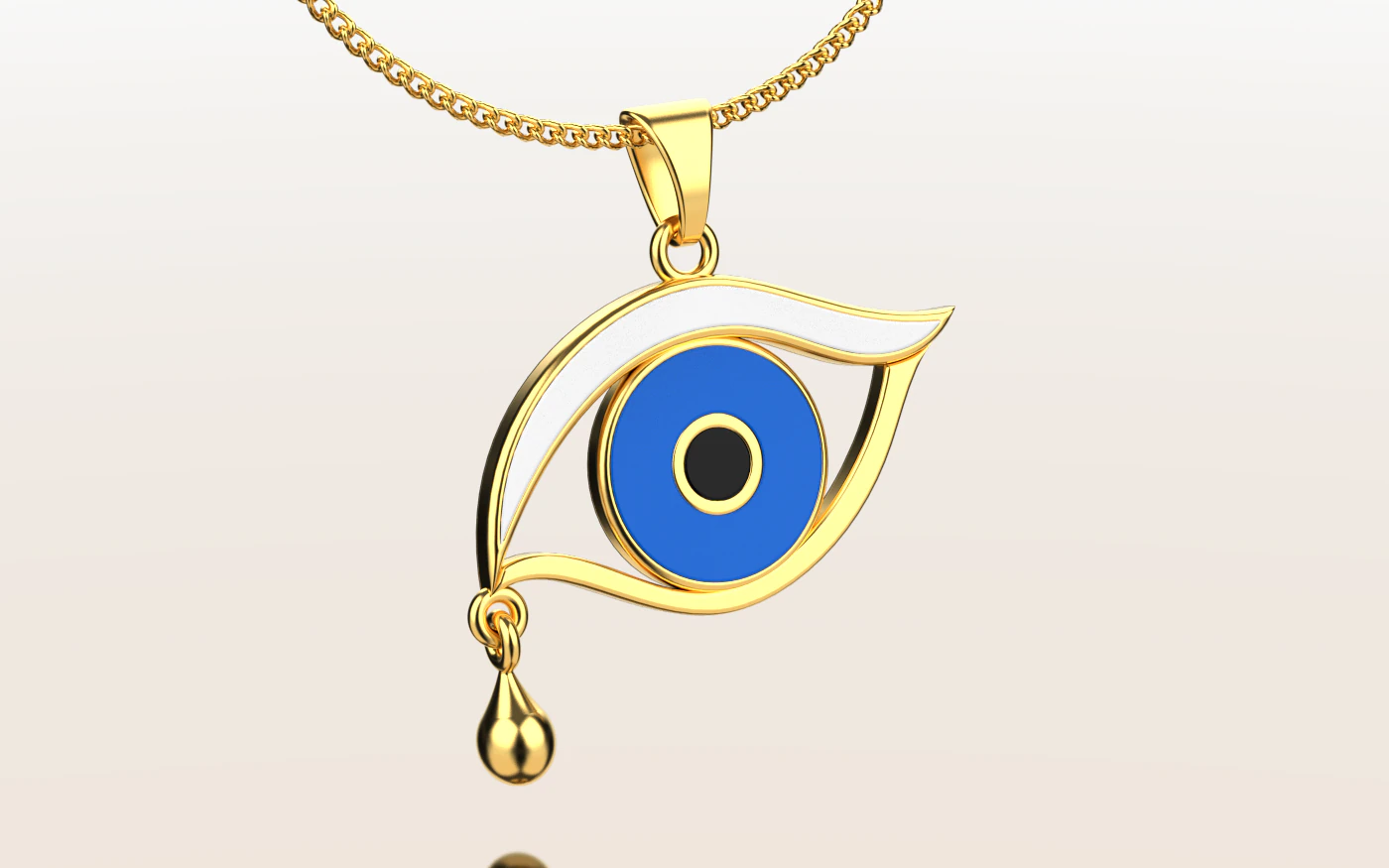 Eye pendant 03 3D Print Model .c4d .max .obj .3ds .fbx .stl .blend 