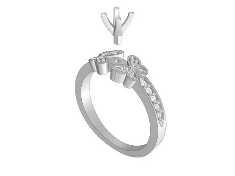 Набор обручальных колец 3D Принт Модель