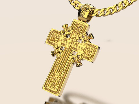 Orthodoxe kruishanger 3D printmodel