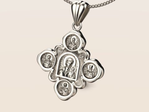 Orthodoxe kruishanger 02 3D printmodel