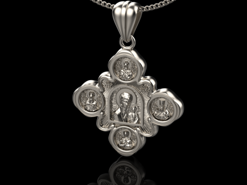 Orthodoxe kruishanger 02 3D printmodel