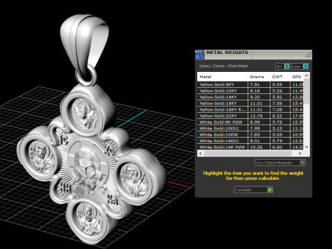 Orthodoxe kruishanger 02 3D printmodel