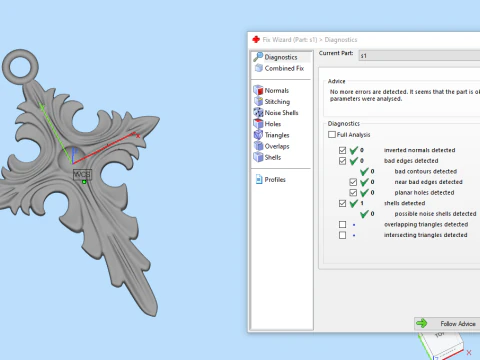 Pingente cruz 221124 Modelo de Impressão 3D