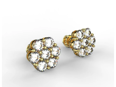 Ohrstecker 31059 3D Druckmodell