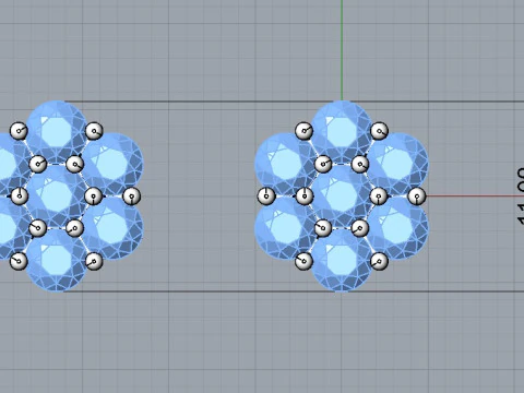 Ohrstecker 31059 3D Druckmodell