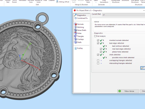 Jesus pendant 01 3D Print Model