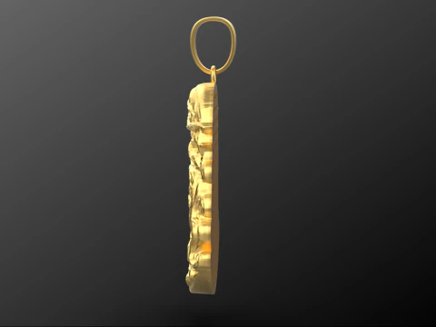 Jesus pendant 02 3D Print Model