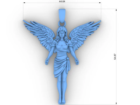 Angel pendant 02 3D Print Model