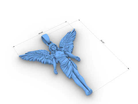 Angel pendant 02 3D Print Model