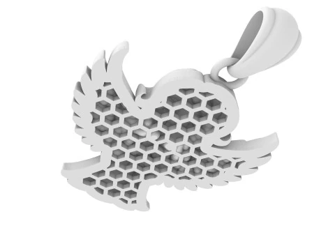 Pingente anjo 03 Modelo de Impressão 3D