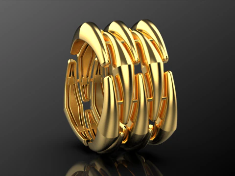 维米尼戒指 3D 打印模型