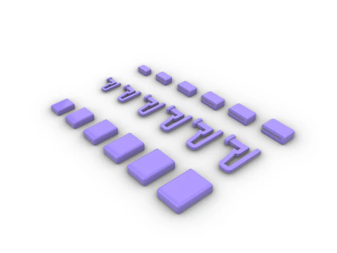 Set gesper gelang Model Cetak 3D