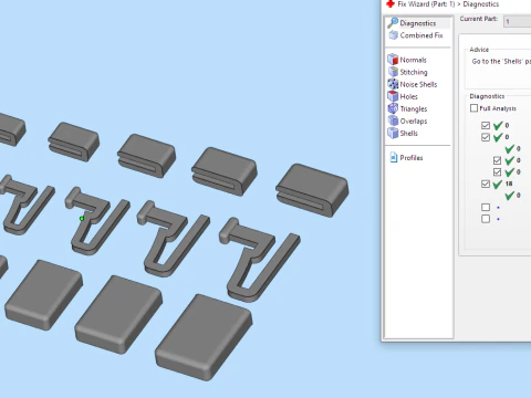 Set gesper gelang Model Cetak 3D
