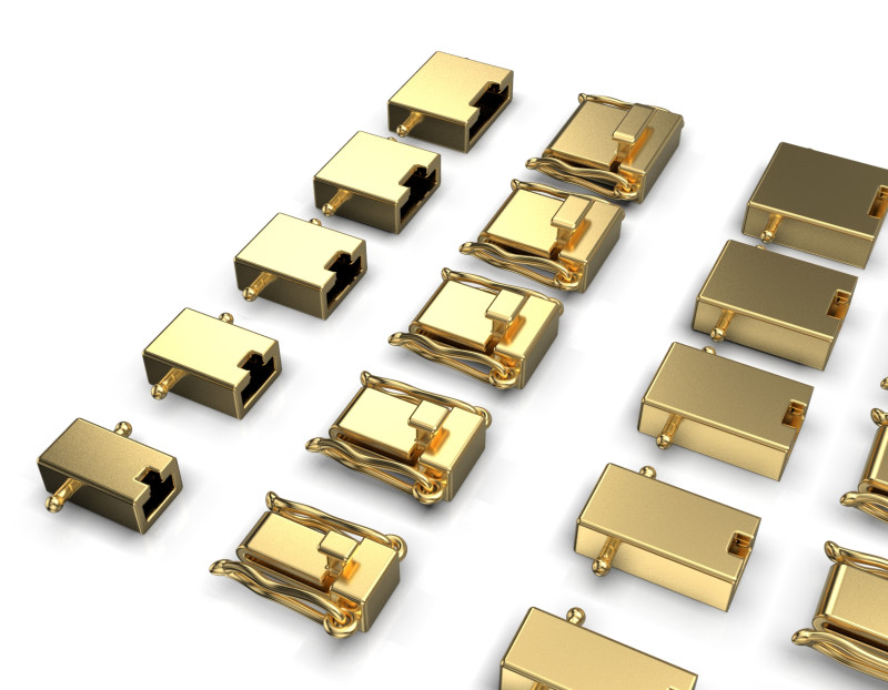 Armbandsluiting LOCK set 02 3D printmodel .c4d .max .obj .3ds .fbx .stl .blend 