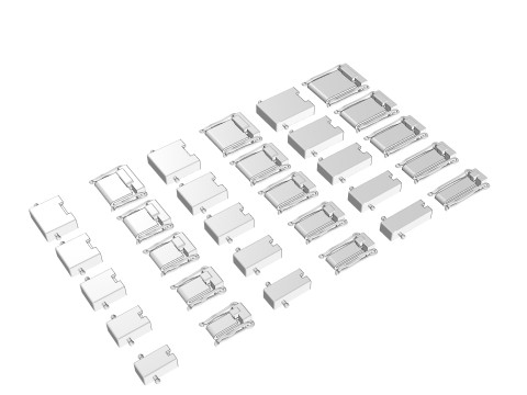 Armbandsluiting LOCK set 02 3D printmodel