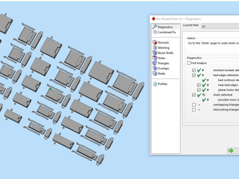 Armbandsluiting LOCK set 02 3D printmodel