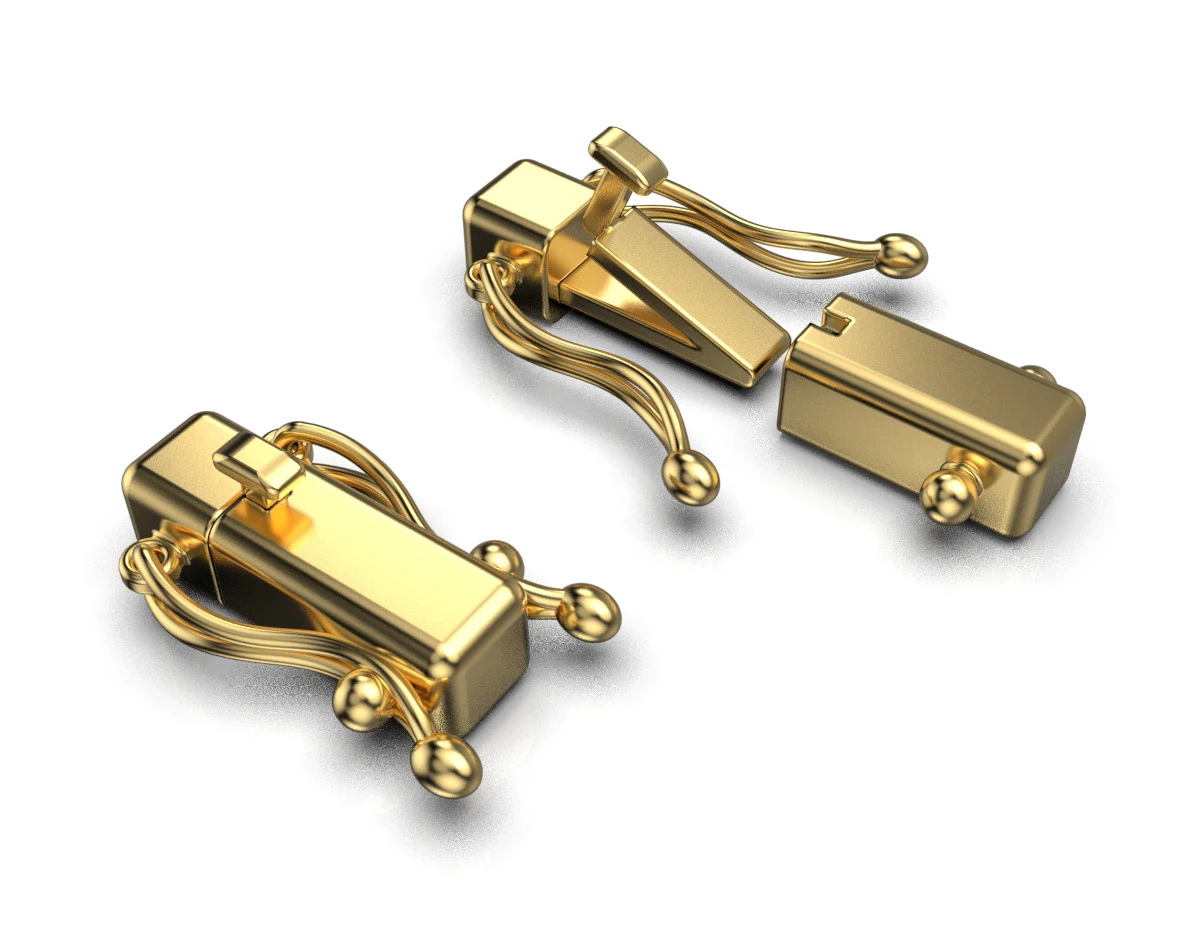 Bracelet clasp LOCK 005 3D Print Model .c4d .max .obj .3ds .fbx .stl .blend 