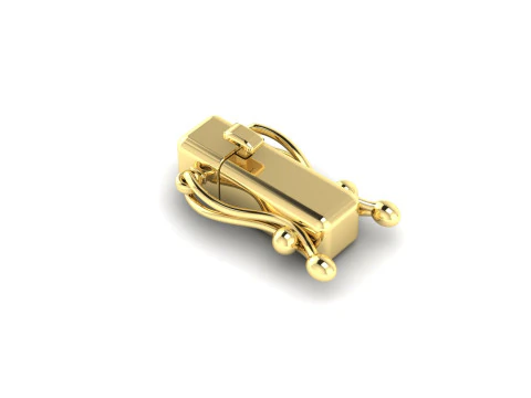 Bracelet clasp LOCK 005 3D Print Model