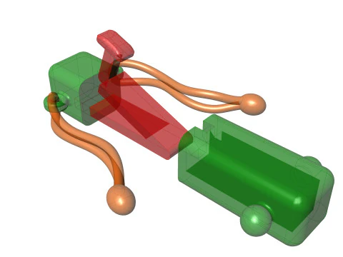 Bracelet clasp LOCK 005 3D Print Model