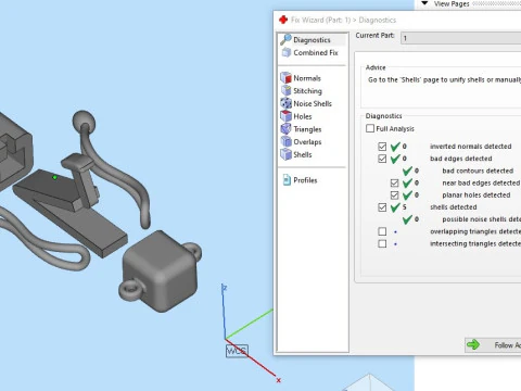 Bracelet clasp LOCK 005 3D Print Model
