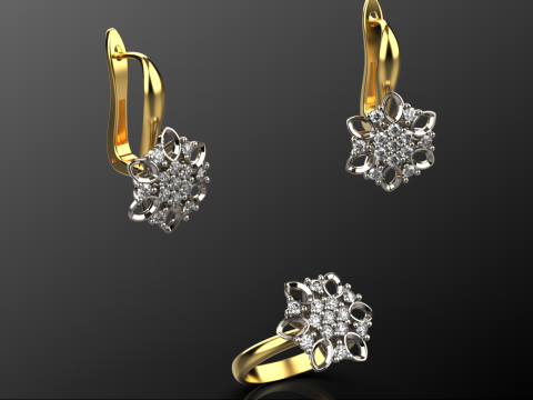 Sieradenset 34 3D printmodel