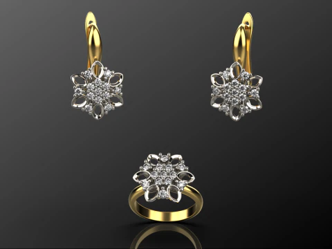 Jewelery set 34 3D Print Model