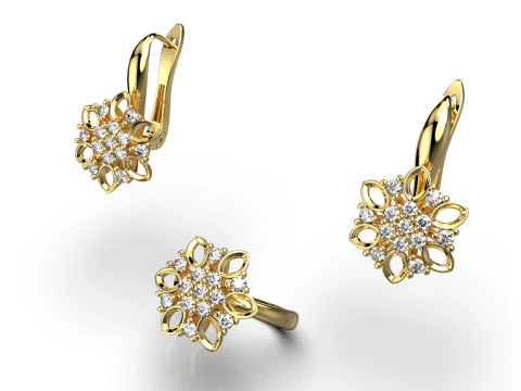 Jewelery set 34 3D Print Model
