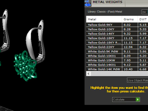 Jewelery set 34 3D Print Model