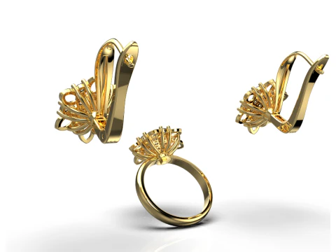 Jewelery set 34 3D Print Model