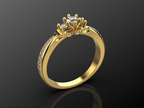 Обручка 33 3D Принт Модель