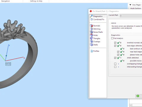 Engagement ring 33 3D Print Model