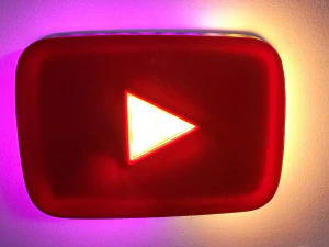 RGB YouTube Play Button 3D Print Model