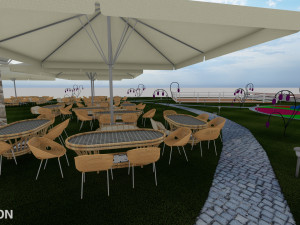 Bamboo Chair And Table 3D Model