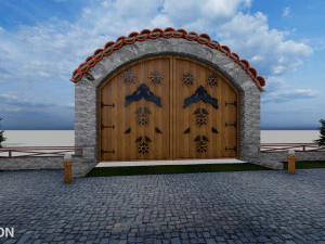 Pintu Gerbang Ruang Angkasa Model 3D