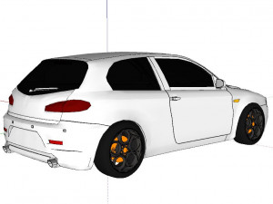 Alfa Romeo 147 Modelo 3D