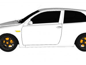 Alfa Romeo 147 3D Model