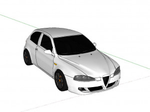 Alfa Romeo 147 Modelo 3D