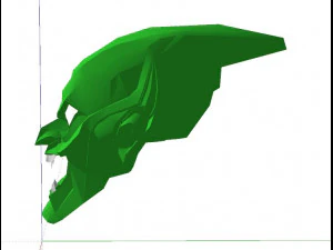 Green Goblin Mask 3D Model