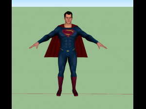 Superman 3D Model